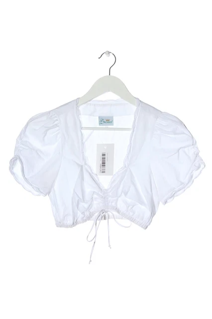 Camicia tradizionale Stoiber donna taglia DE 34 bianco casual look