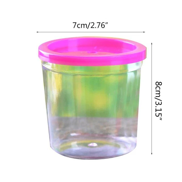 Plastic Aquarium for Kids Mini Transparent Betta Cups Small Fish Incubator 8