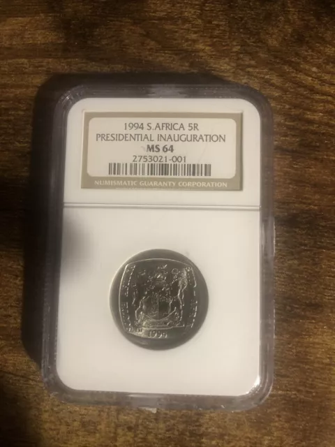 5 Rand Nelson Mandela Coins