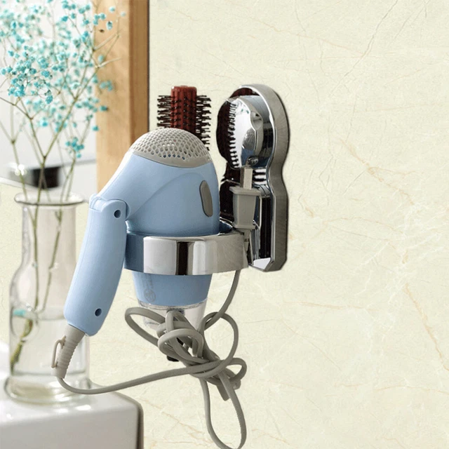 Hairdryer Holder Hair Dryer Wall Holder Hair Care Tools Organizer Bracket