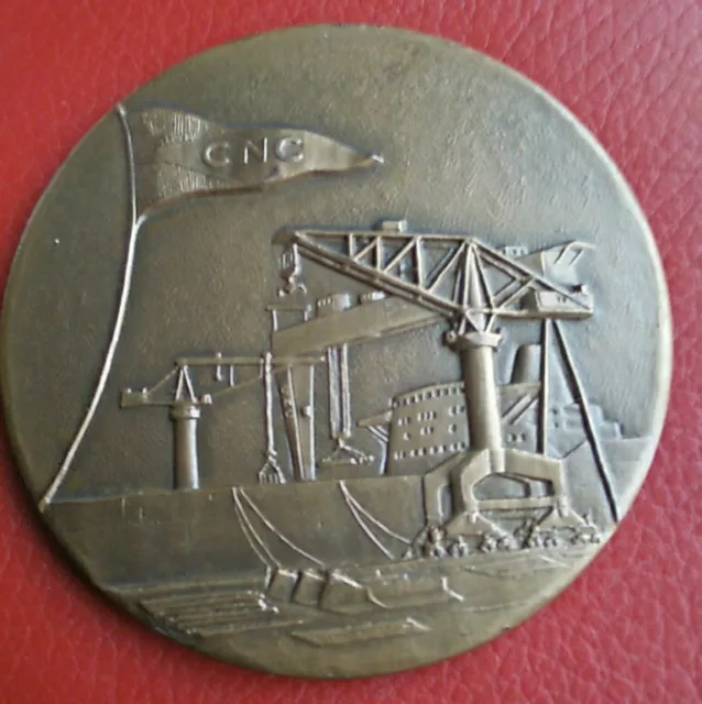 Médaille de table ville la Ciotat 1969 par R.B.Baron "La grande Forme"
