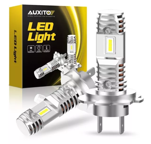 H7 LED Coppia Lampade Alta Qualita' Fari Auto Moto 6000K Garanzia 12 mesi