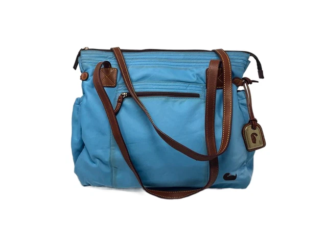 Dooney & Bourke Blue Nylon Large Tote Bag
