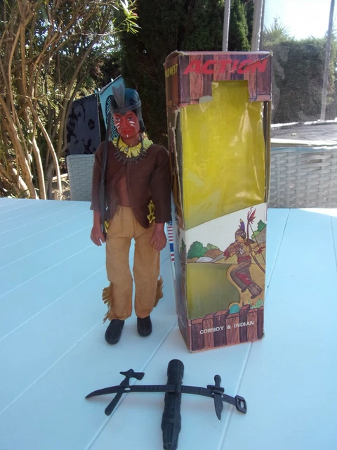 Figurine BIG Jim – Karl May Indien Winnetou – Mattel Hong Kong – Vintage