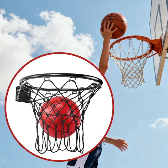 Panier De Basket-Ball Sur Pied Hauteur Réglable Panier 1,1 - 1,3 M Noir Blanc Noir Clo66 1 Frb3