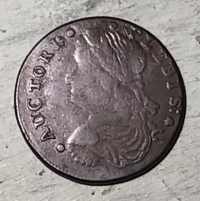 1787 Auctori Plebis Token Colonial Copper Coin