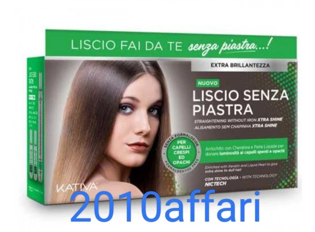 Kativa Kit Lisse Sans Fer à pour Cheveux Crépus Ternes - les de