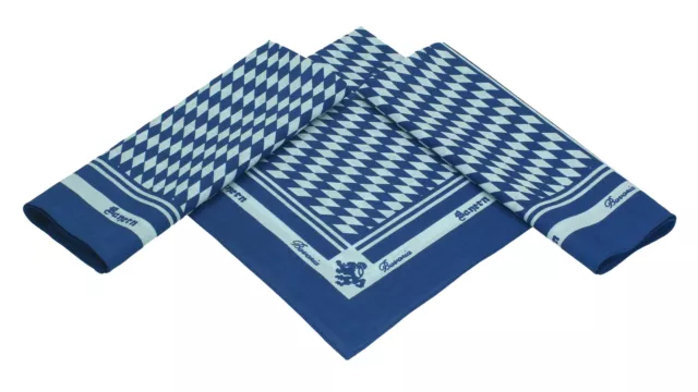 Betz 3er Pack Nickituch Bandana Kopftuch Halstuch BAYERN Größe ca. 55 x 55 cm 10