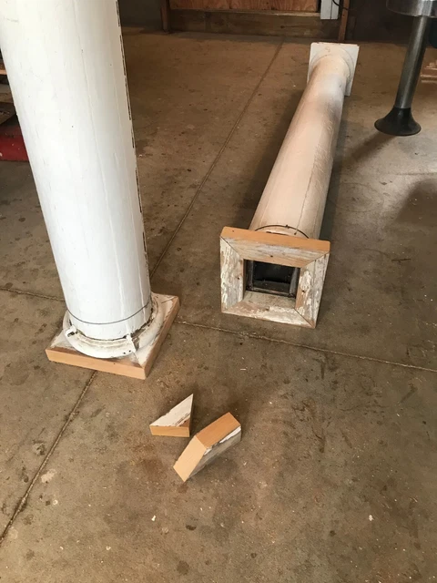 antique wooden porch columns 2
