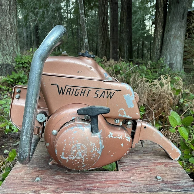 Vintage WRIGHT GS 2520 Blade Saw Chainsaw Vintage WRIGHT GS 2520 Blade Saw Chainsaw