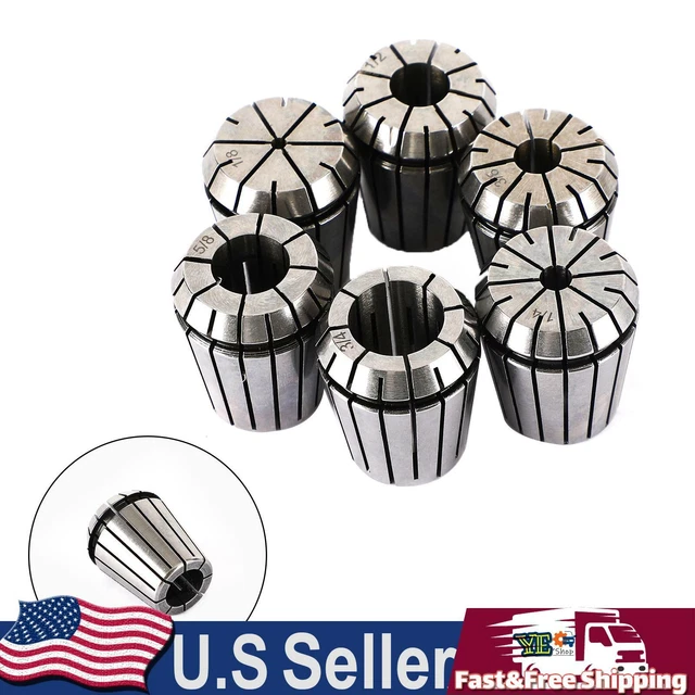 Findmall 6Pcs ER32 Precision Spring Collet Set 1/8-3/4 For CNC Milling Lathe Tool And Work-Holding Engraving Machine : Buy Online At Best Price In KSA - Souq Is Now