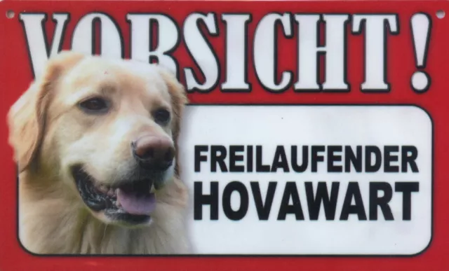 Tier - Warnschilder - Vorsicht! ... Hovawart (25)