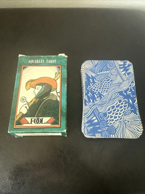 AQUARIAN TAROT CARD Deck the Fool 1970 Vintage by David Palladini