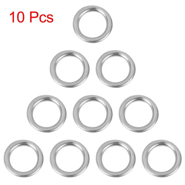 100PCS Aluminum Gasket 35178-30010 Oil Transmission Pan Drain Plug Gasket for Toyota For Lexus 3517830010 - 34