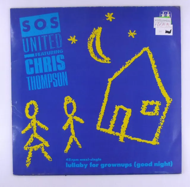 12" LP - S. O. S. UNITED Feat. Chris Thompson - Canción de Cuna For Grownup -