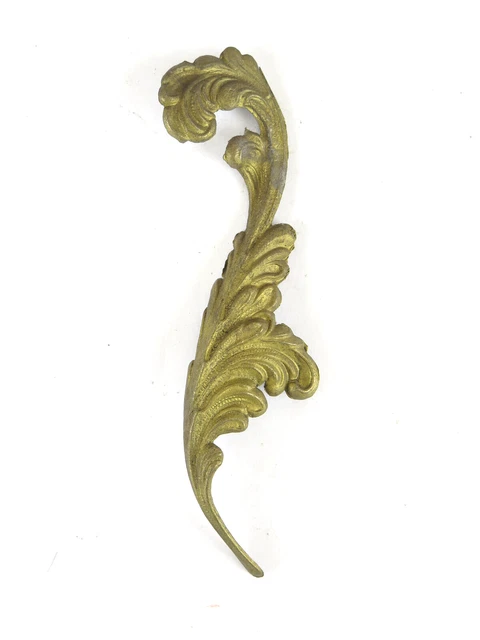 1950/70′ Paire D'appliques En Bronze Doré Avec Miroir Convex