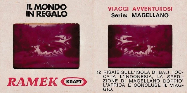 Diapositiva Formaggini Ramek Kraft - Viaggi Avventurosi Serie Magellano N. 12