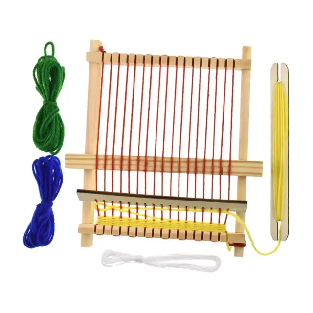 Wooden Weaving Loom DIY Hand Knitting Weaving Machine for Knitter Mats