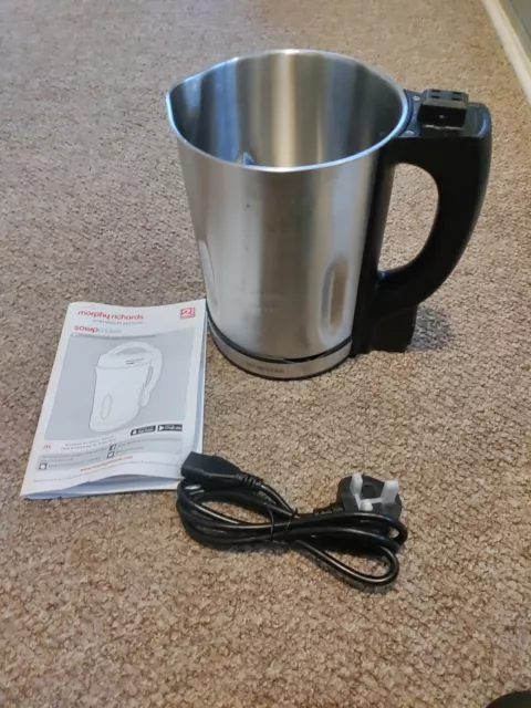 Base Only For Morphy Richards 48822 Soup maker, Stainless Steel, 1000 W, 1.6L
