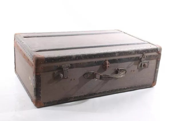 Alter Army Suitcase Offizierskoffer Offizierskiste 29 1/8inx18 7/8inx10 3/16in