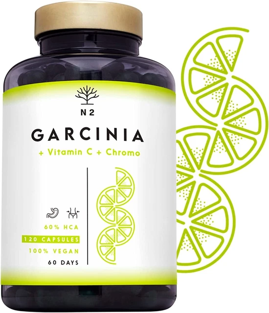 Garcinia Cambogia Extra Forte Pura HCA 60% Integratori per Dimagrire Blocca Fame