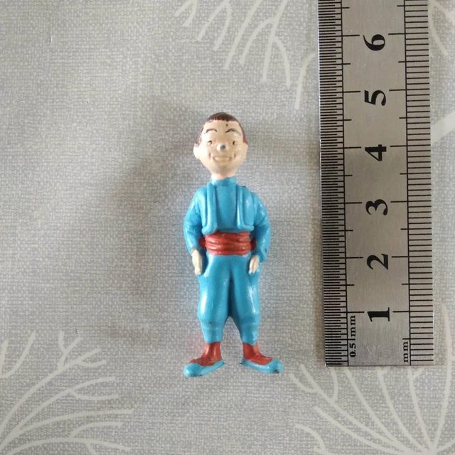 Lot De 8 Figurines Tintin Vintage – Esso Belvision 1973 – Le Lac Aux Requins