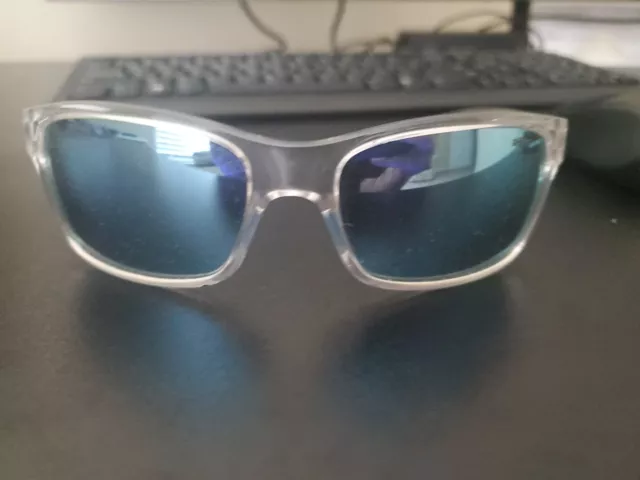 REVO CRAWLER CLEAR w Blue POLARIZED Lens Sunglass RE 1027 09 BL