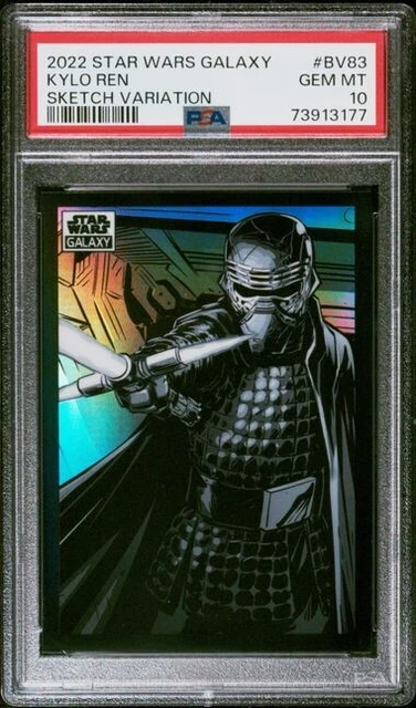2022 Star Wars Galaxy KYLO REN Sketch Variation #BV83 Topps GEM MINT PSA 10
