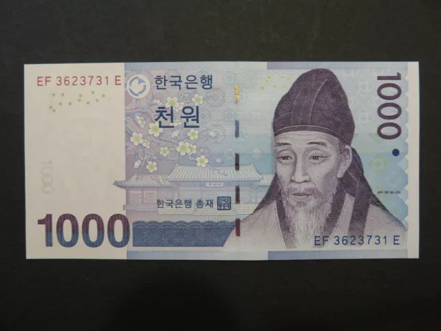 Südkorea Banknote 1.000 Won kassenfrisch (UNC)