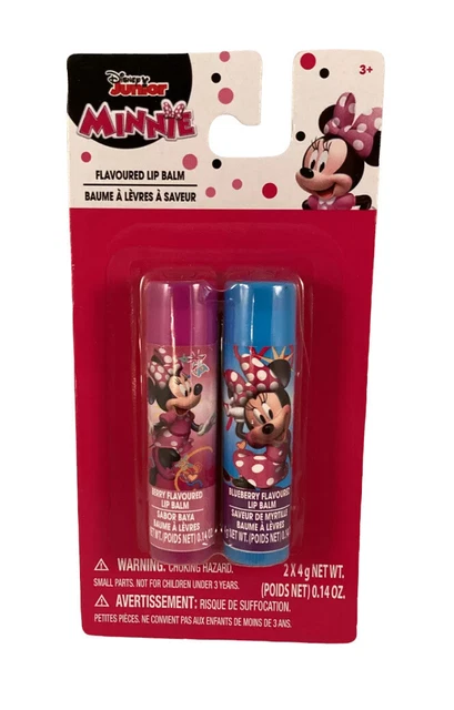 Minnie Mouse Lip Balm Strawberry & Cotton Candy Disney Junior
