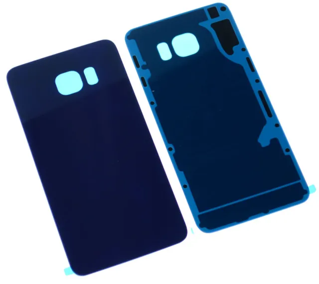 Samsung Galaxy S6 Rear Back Glass Battery Cover Door with Adhesive - Blue