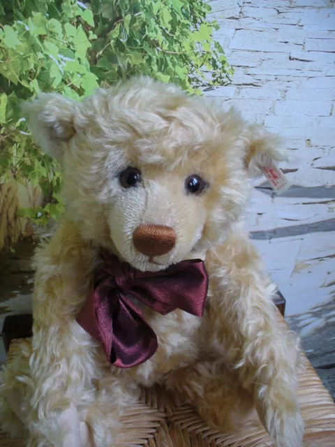 Steiff Teddy Jahrtausend Bär 2000, 43 cm, Sammlerbär aus Künstlerbär Sammlung