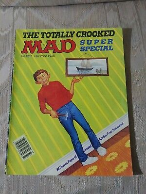 Mad Magazine Totally Crooked Super Special Fall 1987 96 Pages Slanted Past Issue