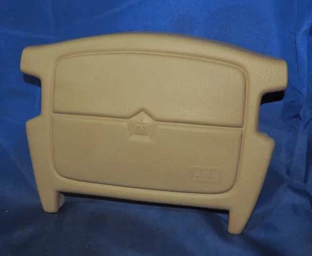 1991-1993 Dodge Caravan Driver Steering Wheel Air Bag SRS Beige 4 Spoke OEM