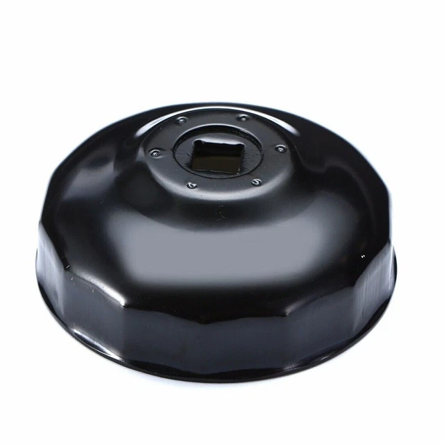 Facile installazione filtro olio coperchio inserto chiave nero acciaio 1 pezzo