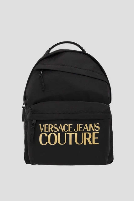 Original Versace Backpack Bag For Unisex Embossed Brand Logo