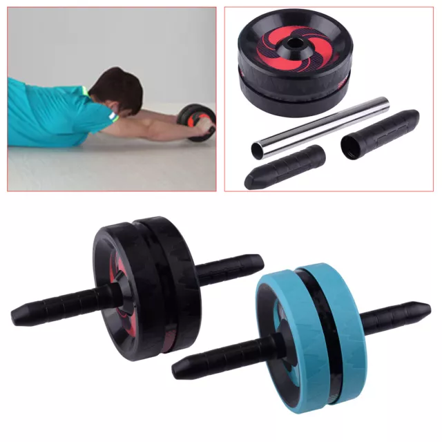 Fitness AB Roller Wheel Abdominal Waist Core Exercise Equipment Workout tu