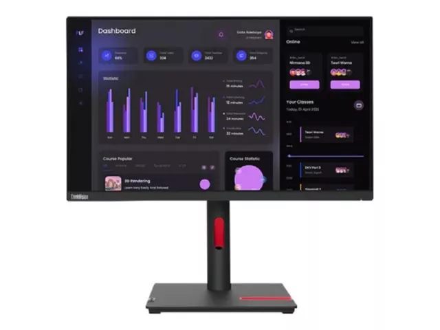 Lenovo ThinkVision T24i-30 - LED-Monitor - Full HD (1080p) - 60.5 cm (23. #BY947