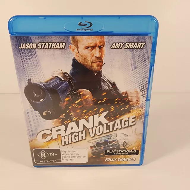 DVD Blu Ray Crank 2 Uncut High Voltage Jason Stratham