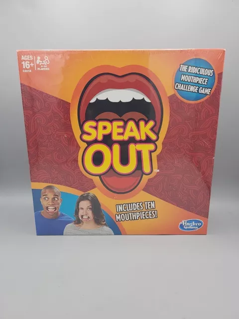 Hasbro Speak Out Game Ridiculous Mouthpiece Challenge New and Sealed