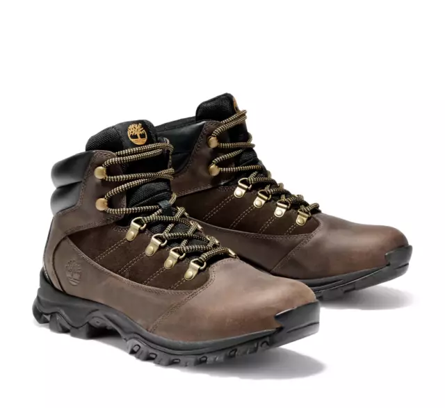 TIMBERLAND RANGELEY MID Leather Brown Tb09810R Waterproof Hiking
