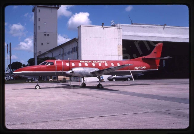 Mesaba Airlines Swearingen SA226 N2692P Nov 98 Kodachrome Aircraft Slide/Dia