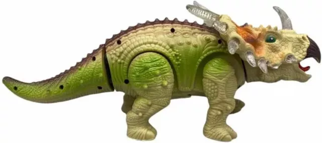 PEBBLE HUG Walking Triceratops Dinosaur Toy Amazing Gift Idea, Entertaining Kids