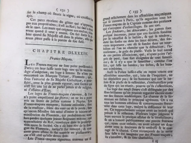 Franc Maçonnerie 1783 Notre Dame de Paris Prostitution Hopital Courtier vinaigre 2