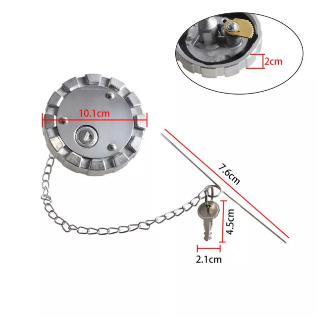 Truck Fuel Tank Locking Gas Cap For Kenworth Peterbilt Freightliner Western Star