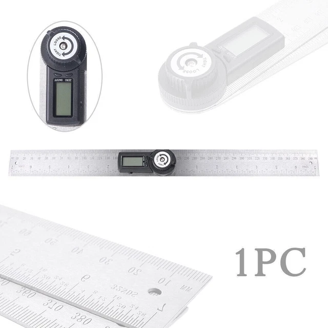 7" Electronic Protractor Digital Goniometer Angle Finder Miter Gauge Ruler UK
