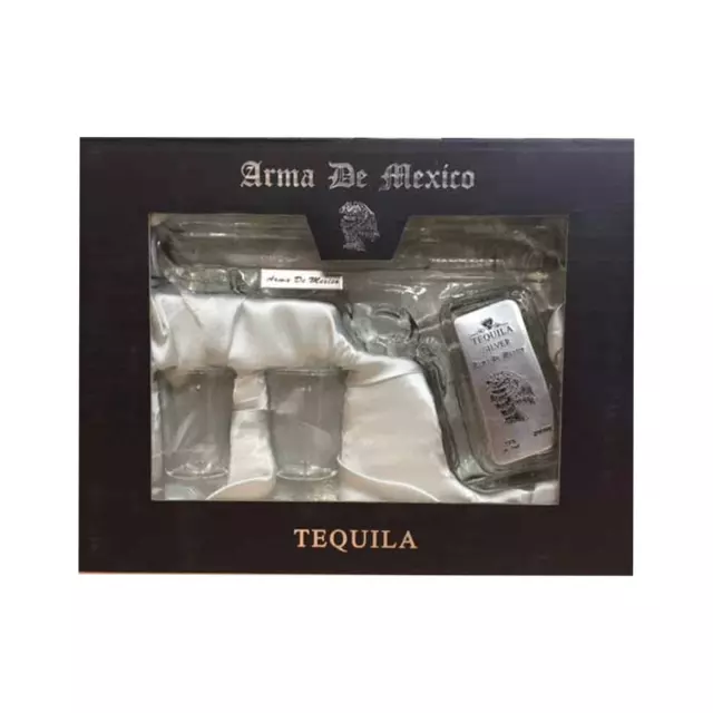 Arma De Mexico Pistol Pack with 2 shot Glasses