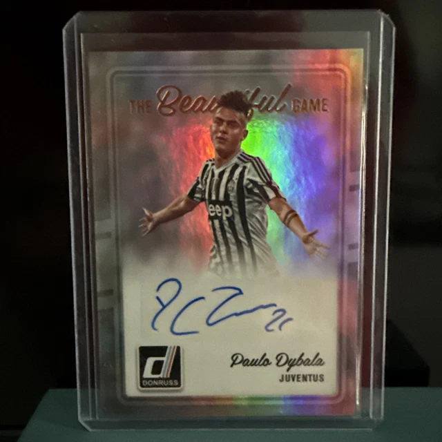 2016-17 PANINI DONRUSS Paulo Dybala BG-PD The Beautiful Game Auto 