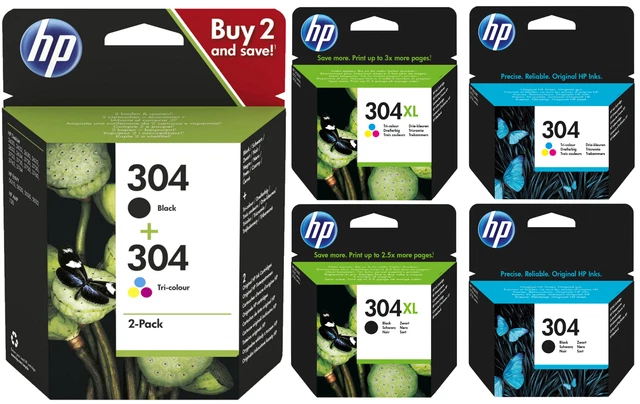 Original HP 304 Tinte Patronen XL Druckerpatronen Multipack DeskJet Envy OVP NEU