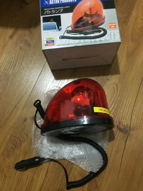 12V Red Alarm Signal Revolving Warning Light Emergency Flashing Lamp S13 S14 S15